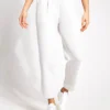 Varley The Rolled Cuff Pant 25" - Ivory Marl