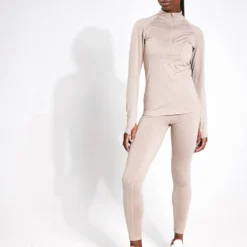 Varley Always Warm Base Layer - Taupe Marl -Default Template 3 Varley always warm base layer VAR01676 TAUPE taupe marl 0002