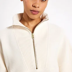 Varley Colebrook Half-Zip Sweat - Whitecap Grey 6 Varley Colebrook Half-Zip Sweat - Whitecap Grey -Default Template 3 Varley colebrook half zip sweat VAR01762 GRE whitecap grey 0022