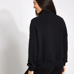 Varley Hawley Half Zip Sweat - Black 8 Varley Hawley Half Zip Sweat - Black -Default Template 3 Varley hawley half zip sweat VAR01461 BLA 0025