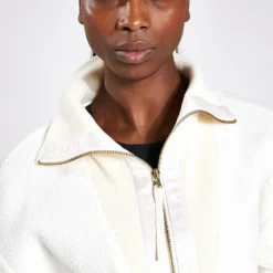 Varley Wallace Half Zip Fleece - Egret 6 Varley Wallace Half Zip Fleece - Egret -Default Template 3 Varley wallace half zip fleece VAR01609 egret 0017