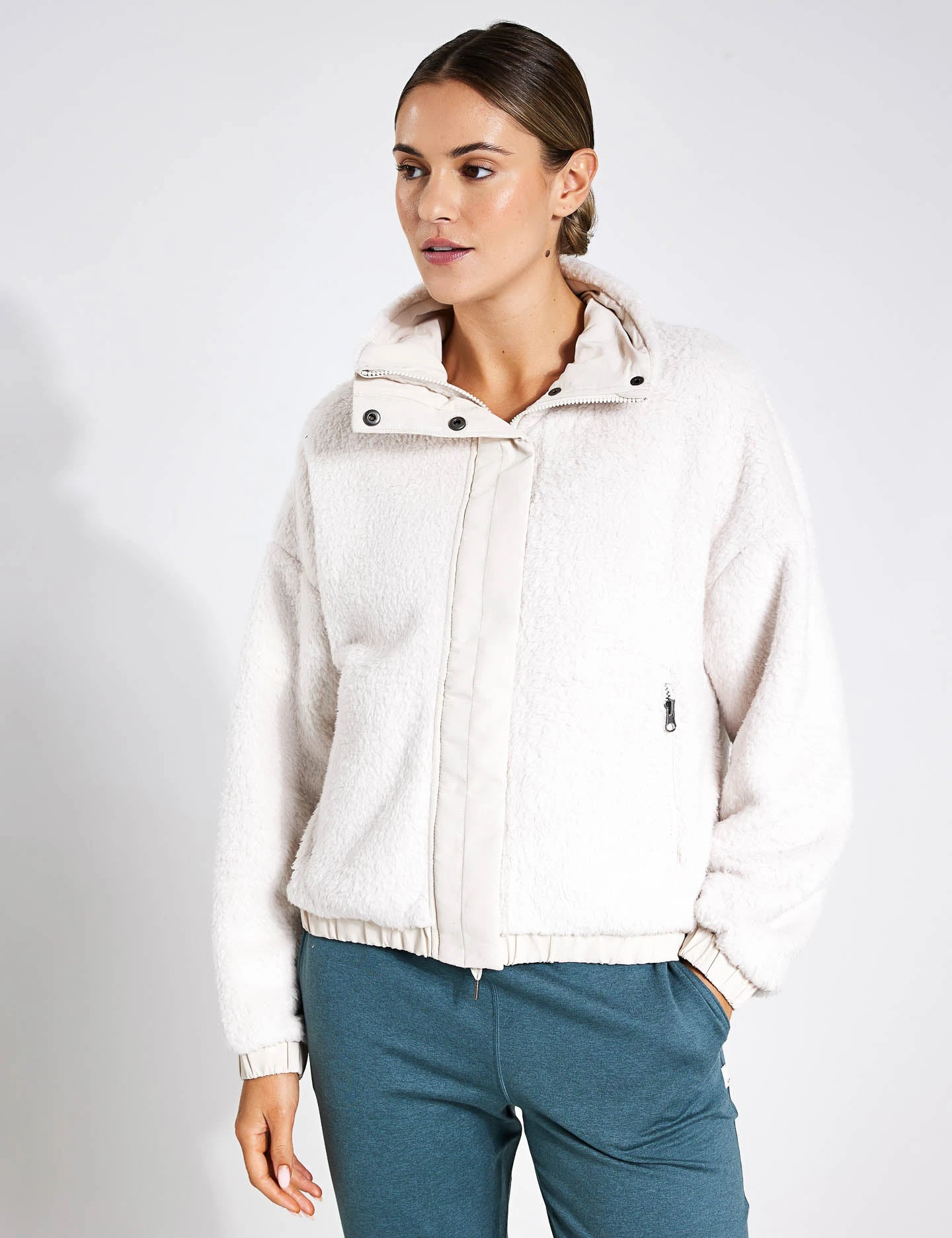 Vuori Cozy Sherpa Jacket - Dune 1 Vuori Cozy Sherpa Jacket - Dune