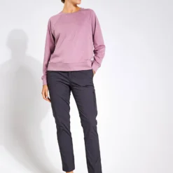 Vuori Long-Sleeve Halo Crew - Orchid Heather 6 Vuori Long-Sleeve Halo Crew - Orchid Heather -Default Template 3 Vuori L S Halo Crew VW241 HOD Orchid Heather 0002