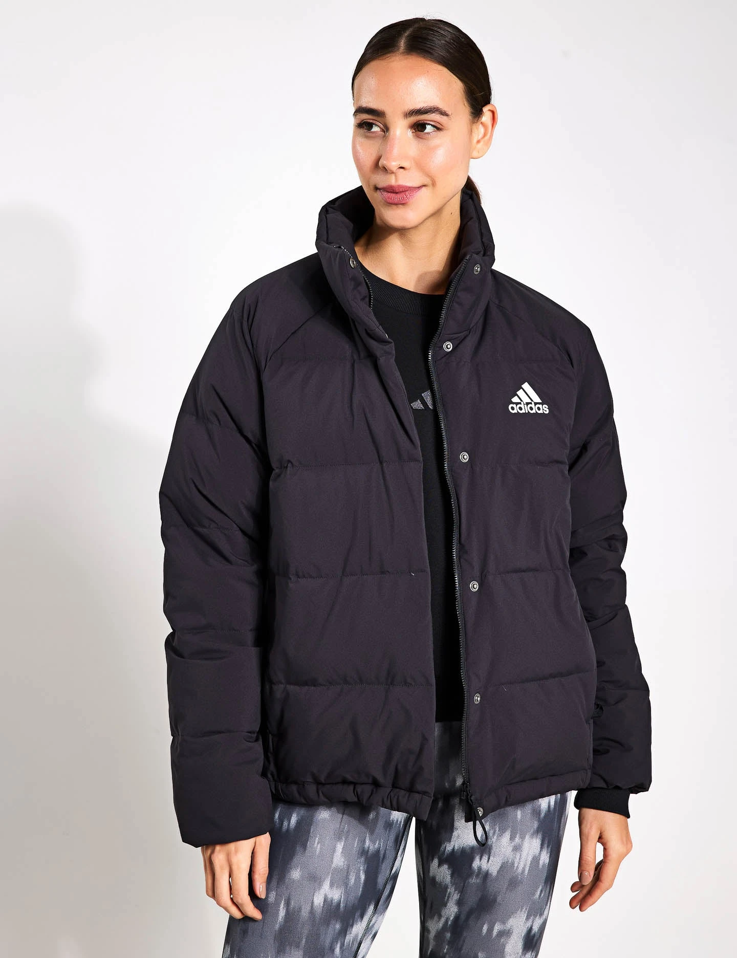 ADIDAS Helionic Relaxed Down Jacket - Black 1 ADIDAS Helionic Relaxed Down Jacket - Black