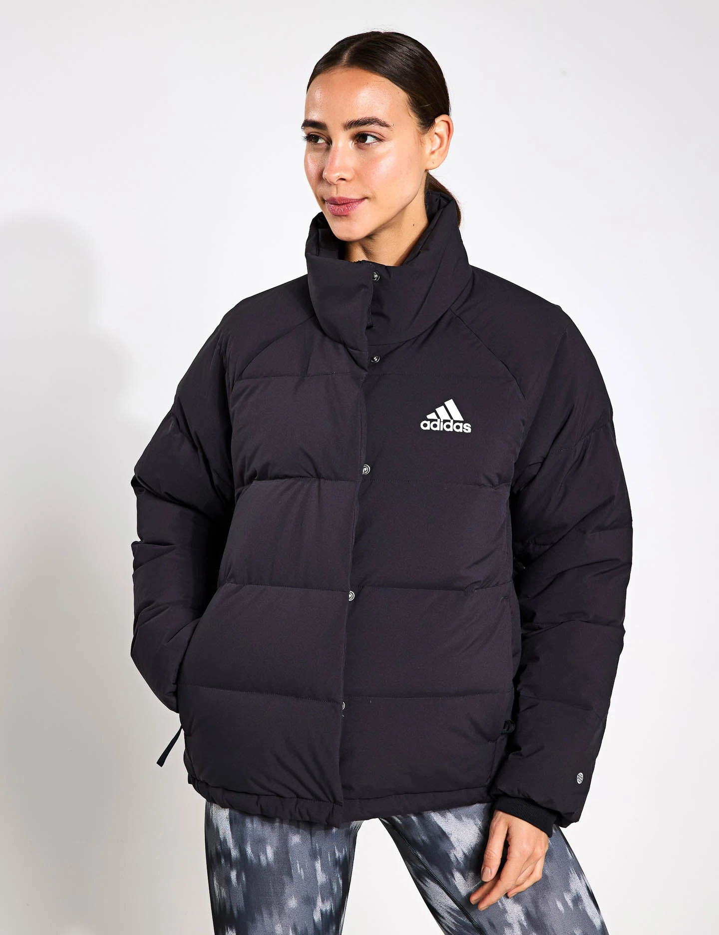 ADIDAS Helionic Relaxed Down Jacket - Black 3 ADIDAS Helionic Relaxed Down Jacket - Black - Image 3