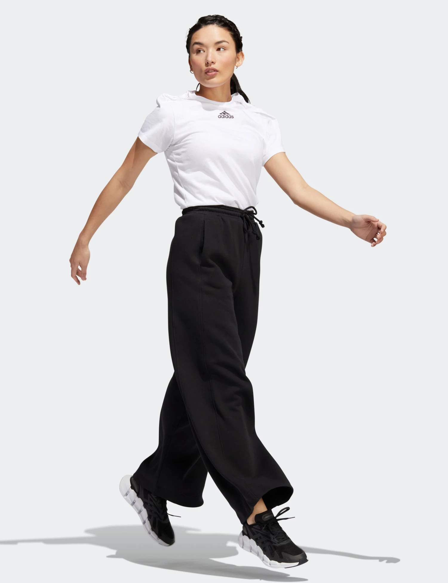 ADIDAS ALL SZN Fleece Wide Joggers - Black 5 ADIDAS ALL SZN Fleece Wide Joggers - Black - Image 5