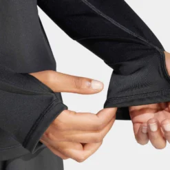 ADIDAS Own The Run Half-Zip Jacket - Black -Default Template 3 adidas own the run half zip jacket black ik7440 4