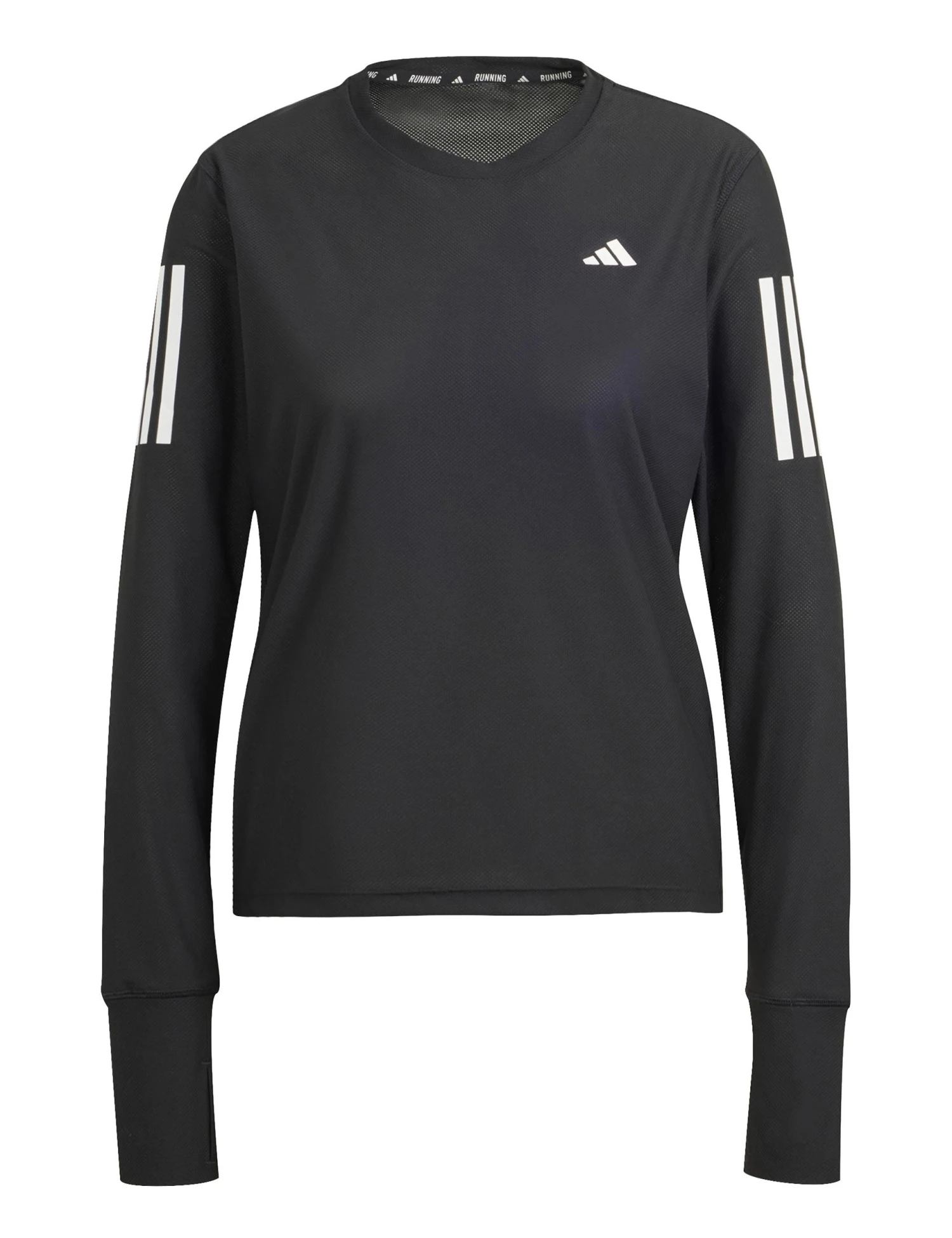 ADIDAS Own The Run Long Sleeve Tee - Black 7 ADIDAS Own The Run Long Sleeve Tee - Black - Image 7