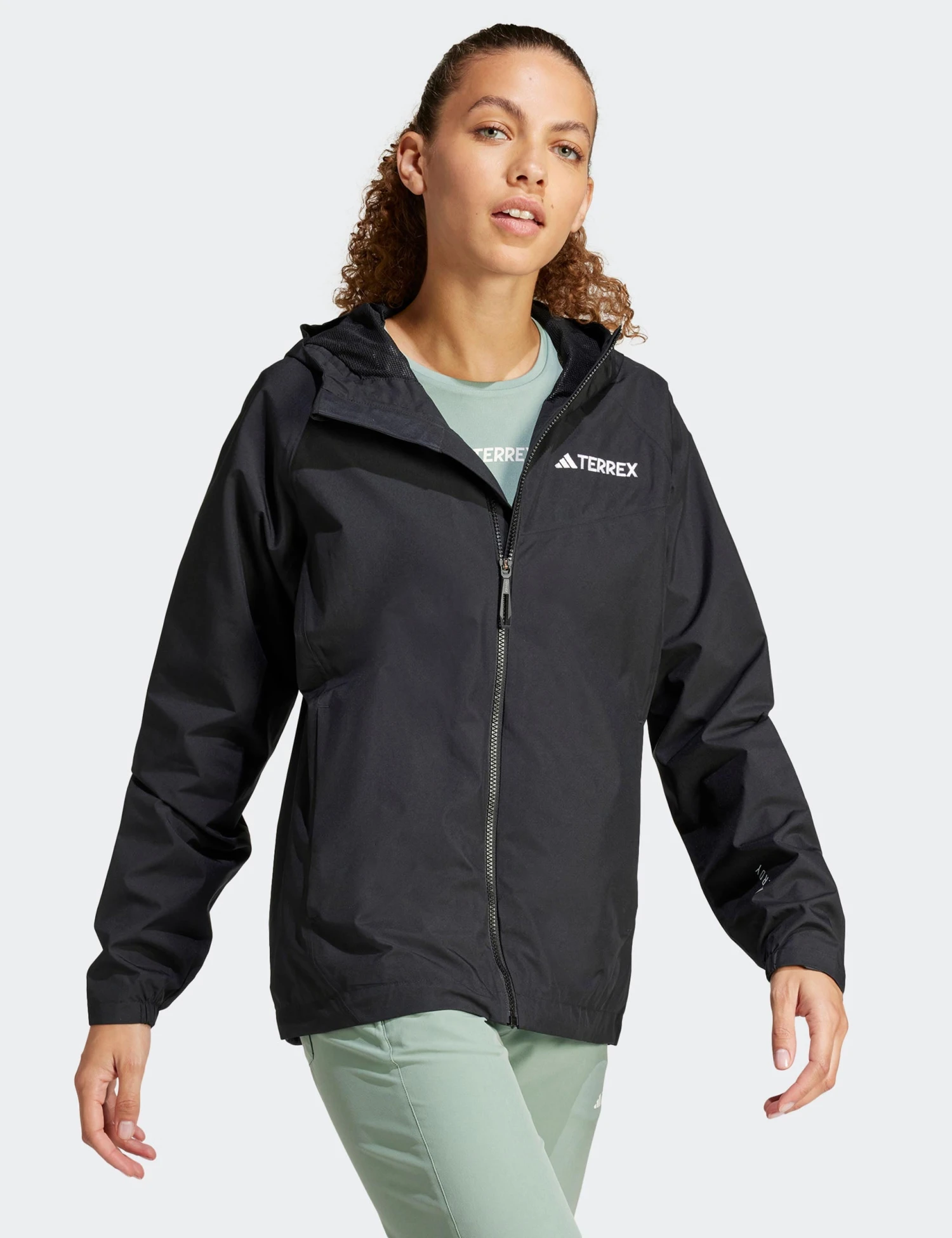 ADIDAS Terrex Multi 2L RAIN.RDY Jacket - Black 5 ADIDAS Terrex Multi 2L RAIN.RDY Jacket - Black - Image 5