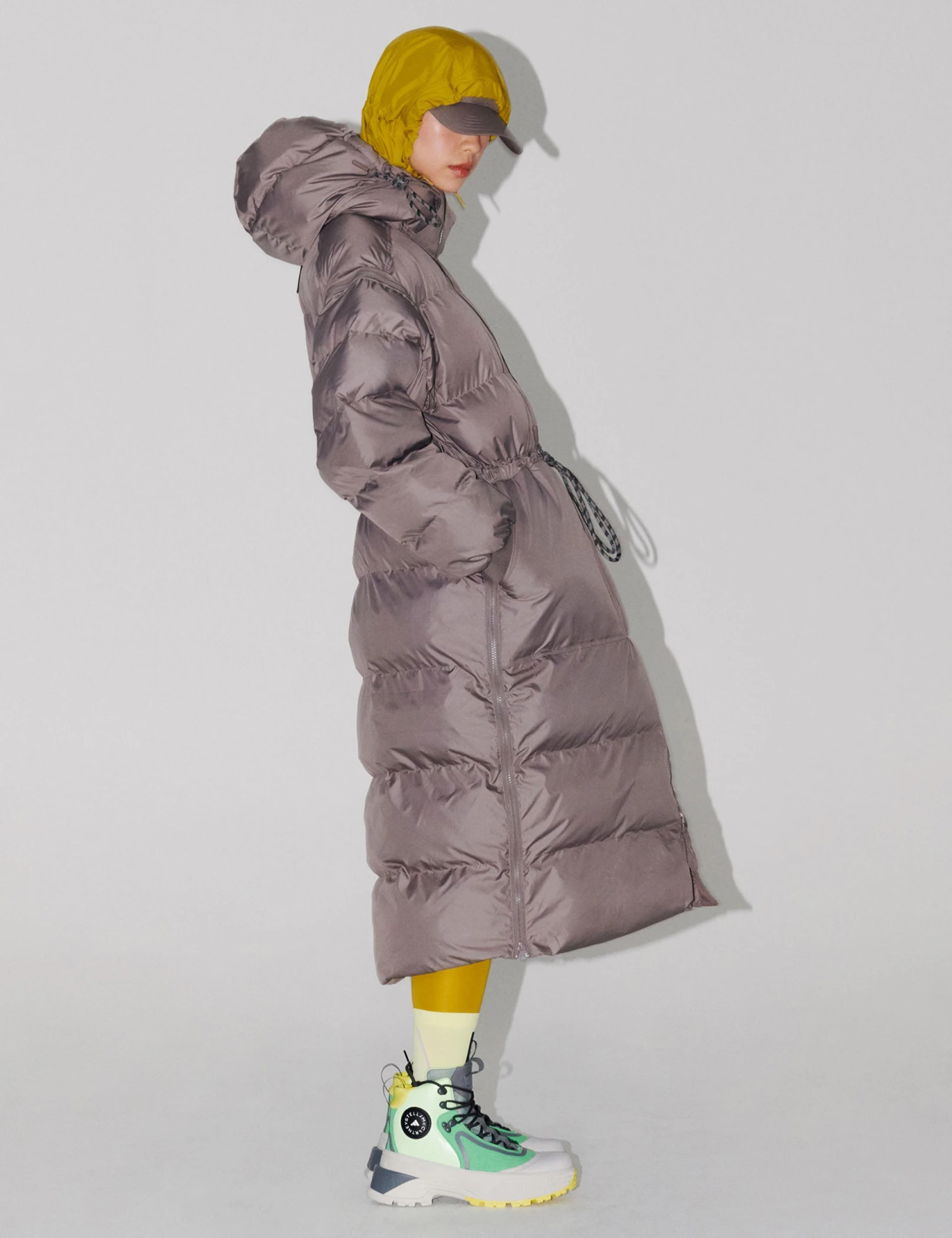 Long Padded Jacket - Brown 1 Long Padded Jacket - Brown