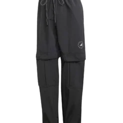 TrueCasuals Woven Solid Track Pants - Black 13 TrueCasuals Woven Solid Track Pants - Black -Default Template 3 adidas x stella mccartney truecasuals woven solid track pants black ij0564 2