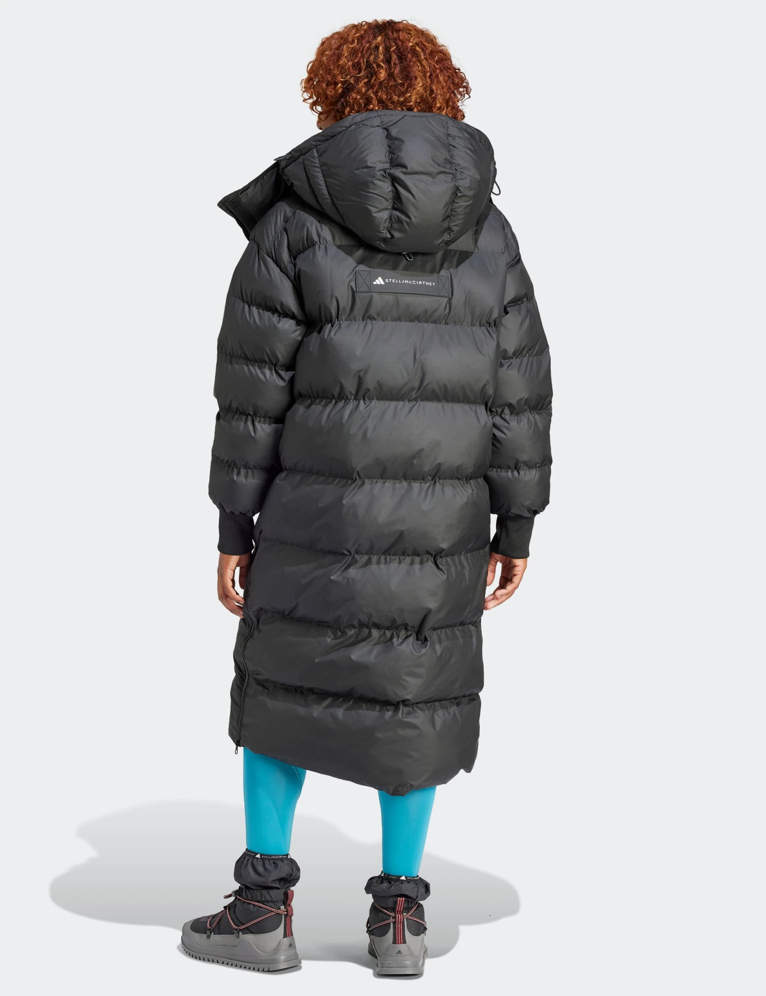 TrueNature Long Padded Jacket - Black 2 TrueNature Long Padded Jacket - Black - Image 2