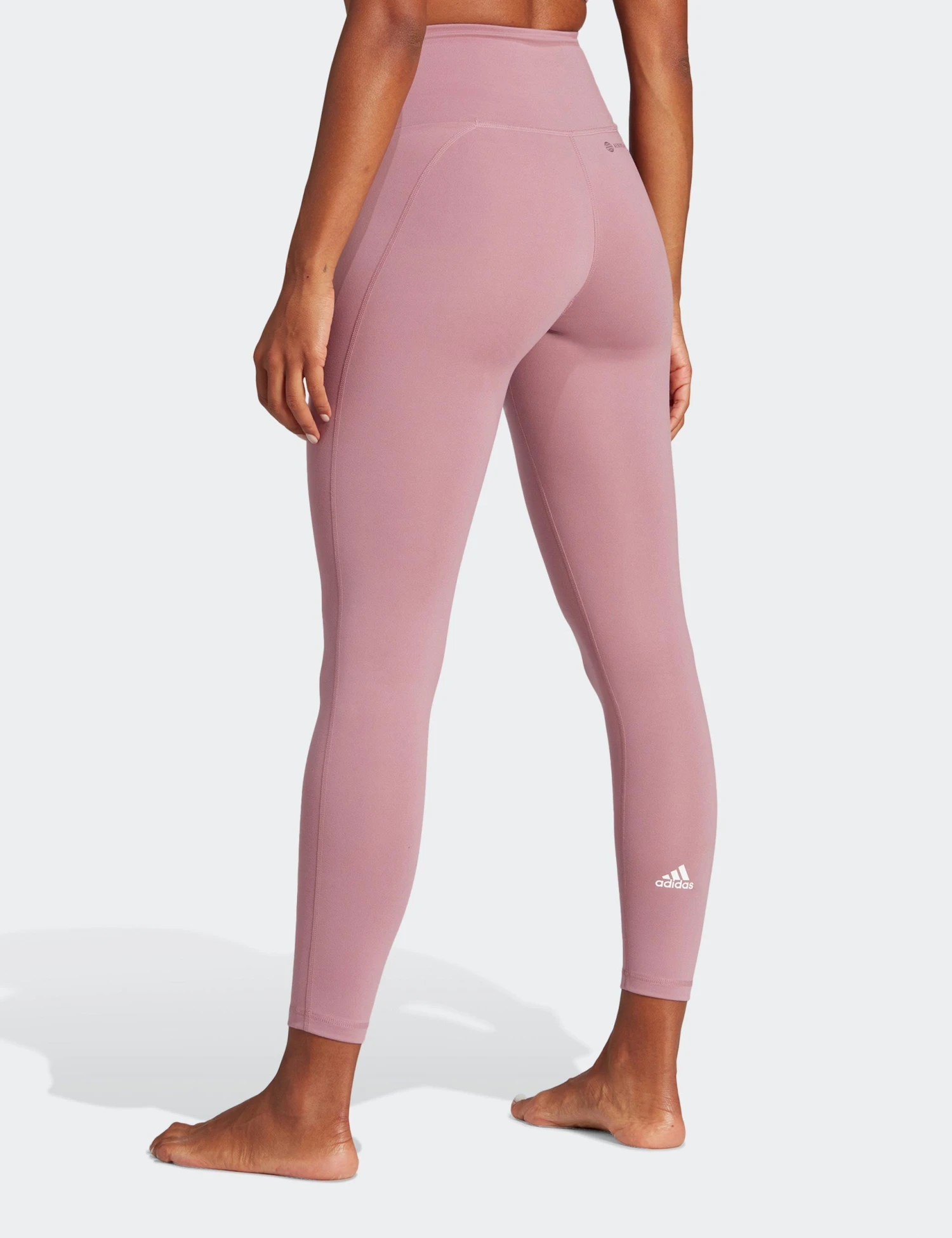ADIDAS Yoga Essentials High-Waisted Leggings - Wonder Orchid 2 ADIDAS Yoga Essentials High-Waisted Leggings - Wonder Orchid - Image 2