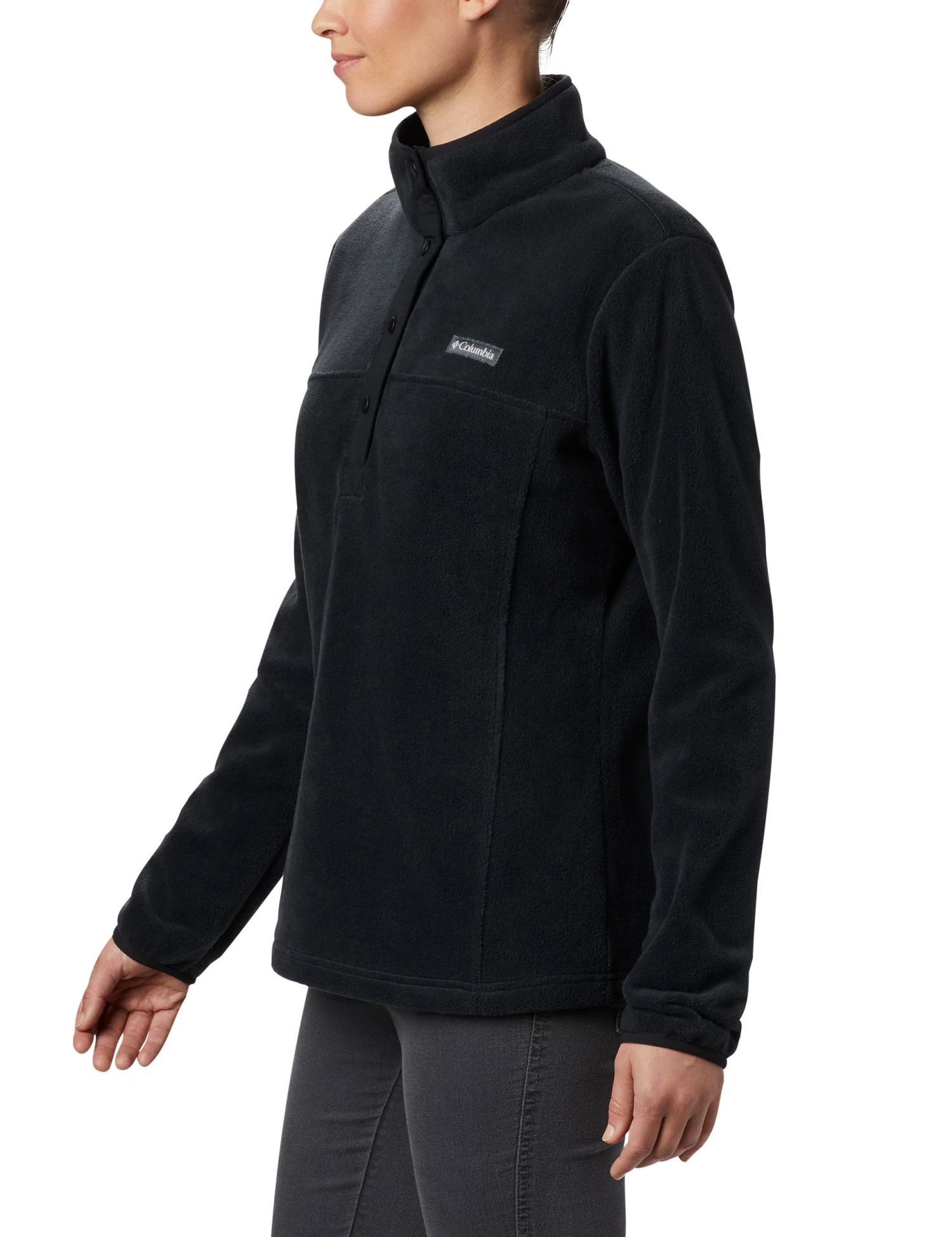 Columbia Benton Springs Half Snap Pullover - Black 3 Columbia Benton Springs Half Snap Pullover - Black - Image 3