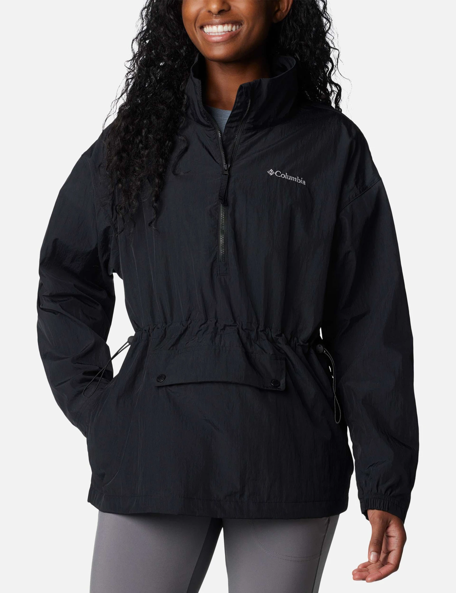 Columbia Paracutie Anorak Windbreaker - Black 1 Columbia Paracutie Anorak Windbreaker - Black