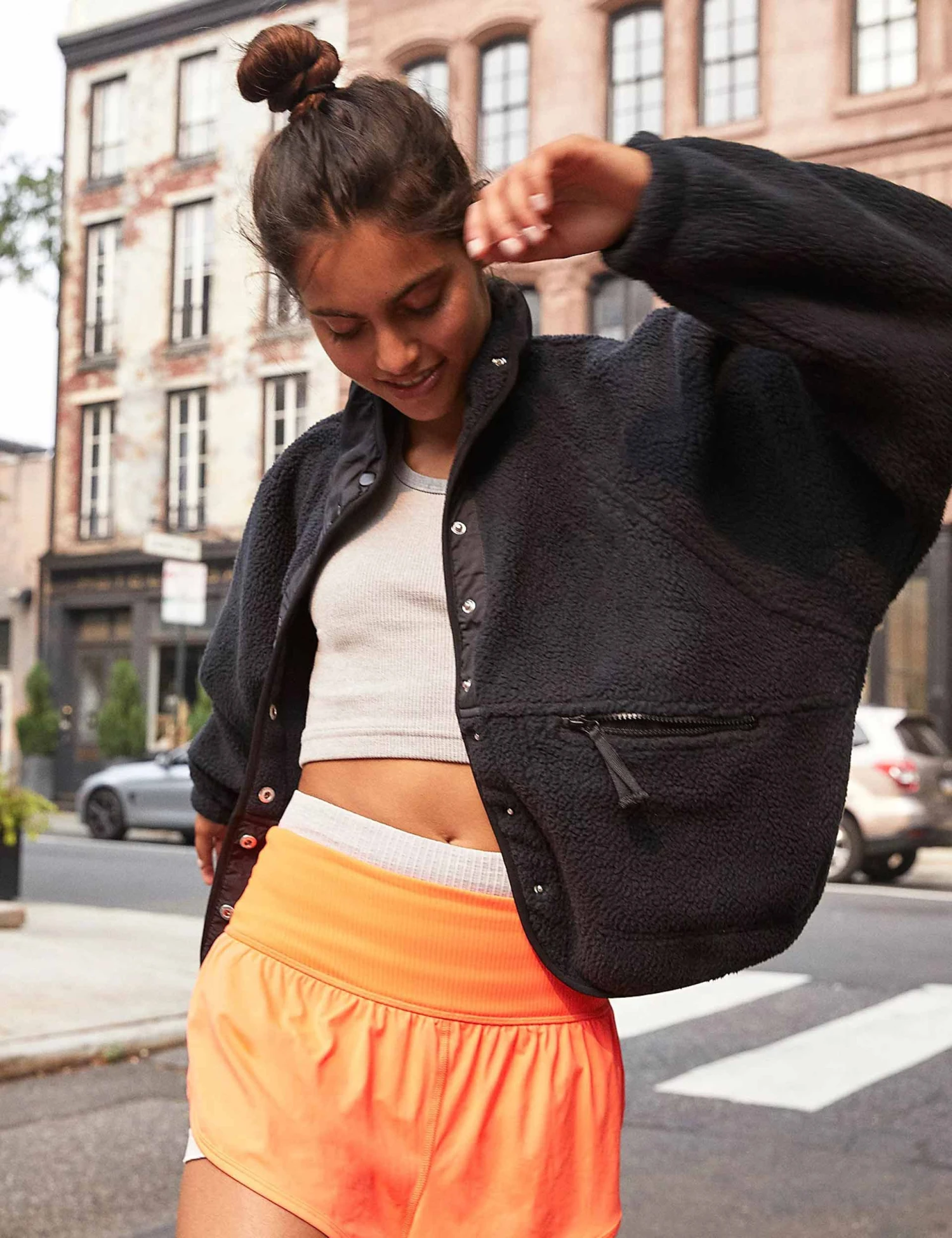 Hit The Slopes Fleece Jacket - Black 3 Hit The Slopes Fleece Jacket - Black - Image 3