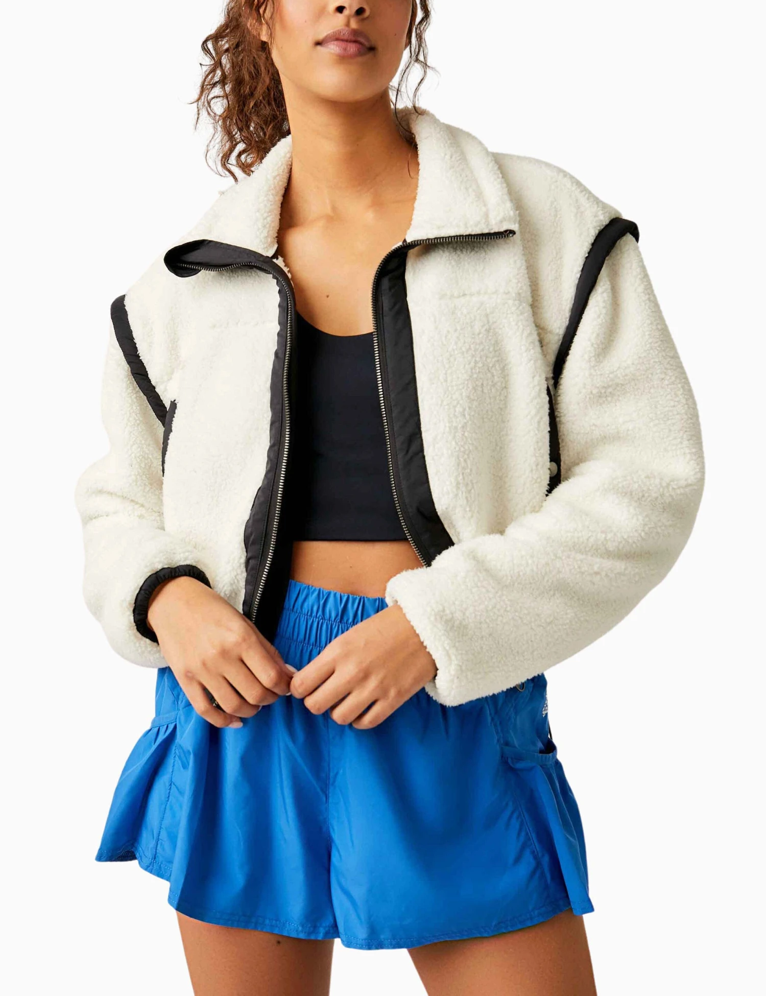 Courtside Fleece - Ivory Combo 1 Courtside Fleece - Ivory Combo