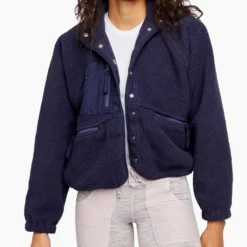 Hit The Slopes Fleece Jacket - Deepest Navy 10 Hit The Slopes Fleece Jacket - Deepest Navy -Default Template 3 free people movement hit the slopes fleece jacket deepest navy OB921410 5413 1