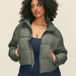 Cropped Puffer - Thyme -Default Template 3 girlfriend collective cropped puffer jacket thyme 2000 1