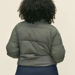 Cropped Puffer - Thyme -Default Template 3 girlfriend collective cropped puffer jacket thyme 2000 2
