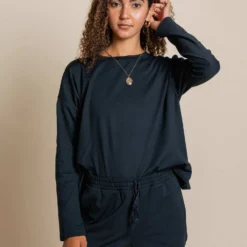 ReSet Long Sleeve Tee - Black -Default Template 3 girlfriend collective reset long sleeve tee black 3024 1