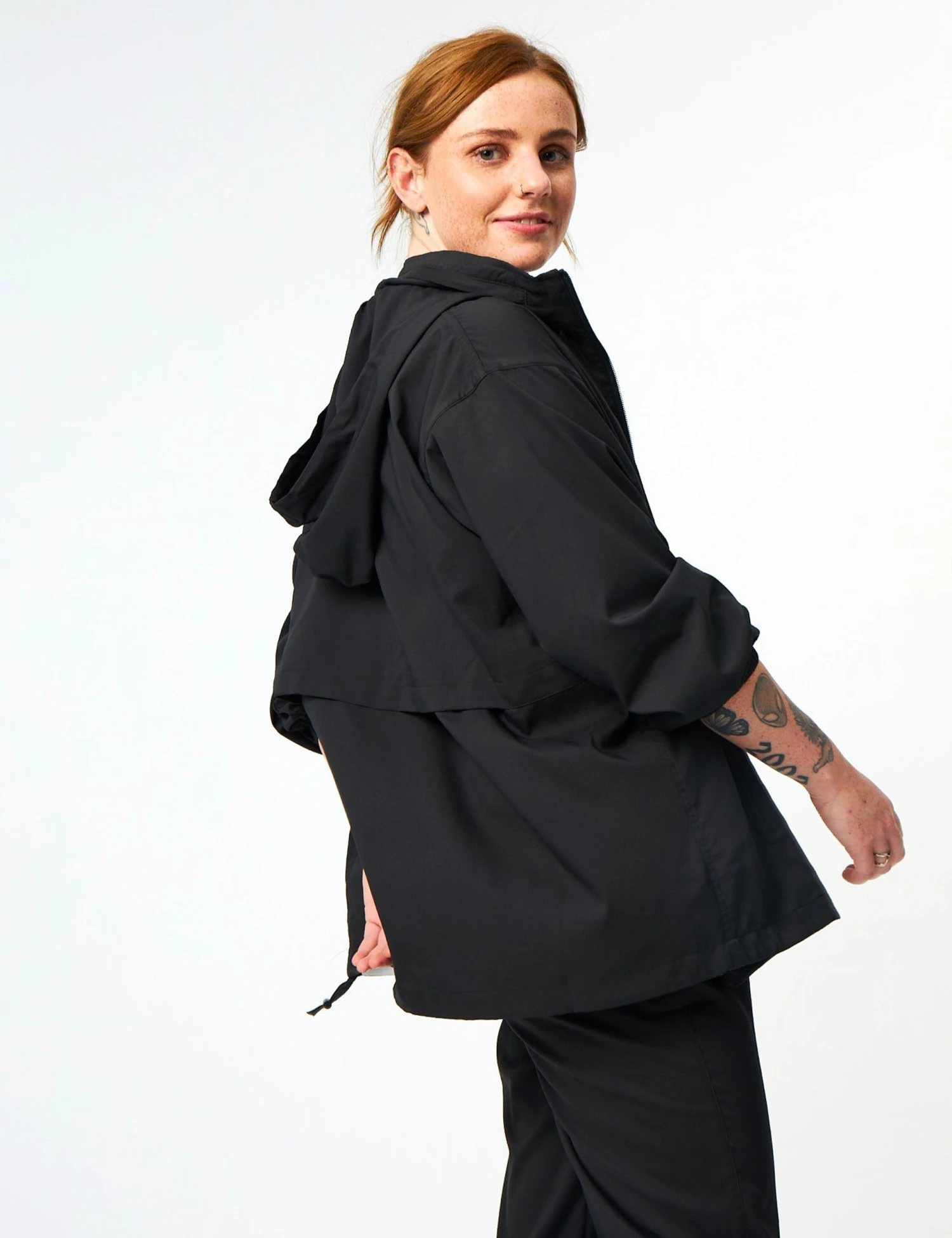 Sideline Full-Zip Windbreaker - Black 5 Sideline Full-Zip Windbreaker - Black - Image 5