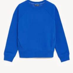 Cotton Rich Crew Neck Sweatshirt - Electric Blue 9 Cotton Rich Crew Neck Sweatshirt - Electric Blue -Default Template 3 goodmove cotton rich crew neck sweatshirt electric blue T51 3009R 4