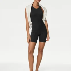 Go Balance Fitted Short All In One - Black -Default Template 3 goodmove go balance fitted short all in one black T51 5993 6