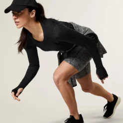 Scoop Neck Long Sleeve Top - Black 11 Scoop Neck Long Sleeve Top - Black -Default Template 3 goodmove scoop neck long sleeve top black T51 5159 2