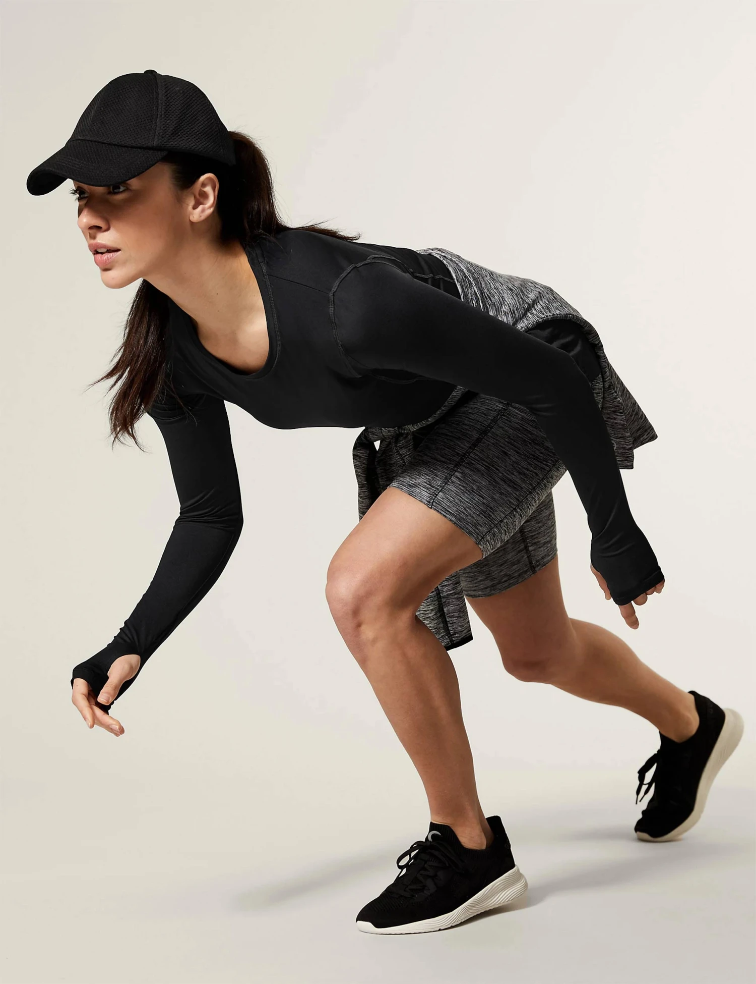 Scoop Neck Long Sleeve Top - Black 5 Scoop Neck Long Sleeve Top - Black - Image 5