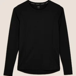 Scoop Neck Long Sleeve Top - Black 13 Scoop Neck Long Sleeve Top - Black -Default Template 3 goodmove scoop neck long sleeve top black T51 5159 3