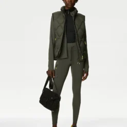 Stormwear Quilted Funnel Neck Puffer Gilet - Dark Olive 11 Stormwear Quilted Funnel Neck Puffer Gilet - Dark Olive -Default Template 3 goodmove stormwear quilted funnel neck puffer gilet dark olive T51 5495 2