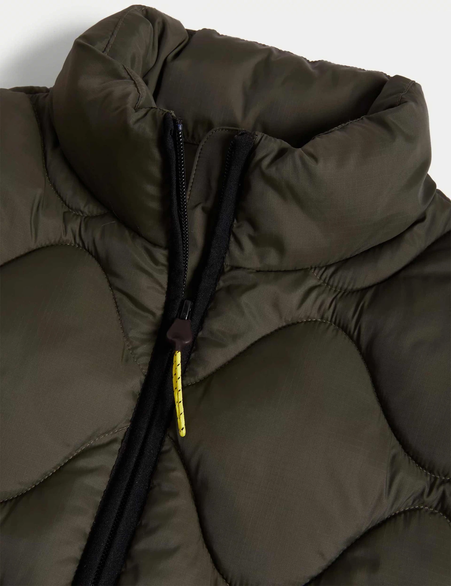Stormwear Quilted Funnel Neck Puffer Gilet - Dark Olive 5 Stormwear Quilted Funnel Neck Puffer Gilet - Dark Olive - Image 5