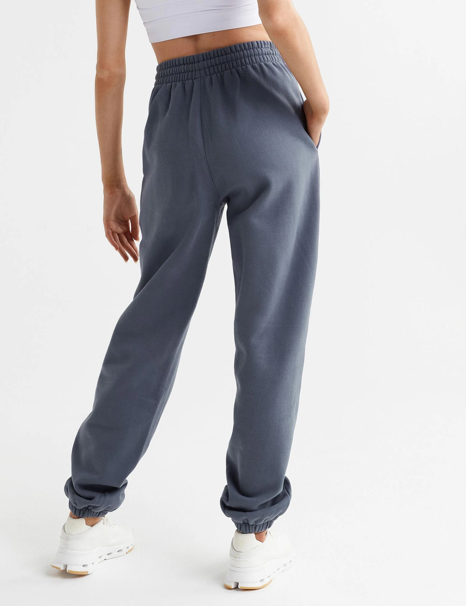 Lucy Track Pants - Indigo 3 Lucy Track Pants - Indigo - Image 3