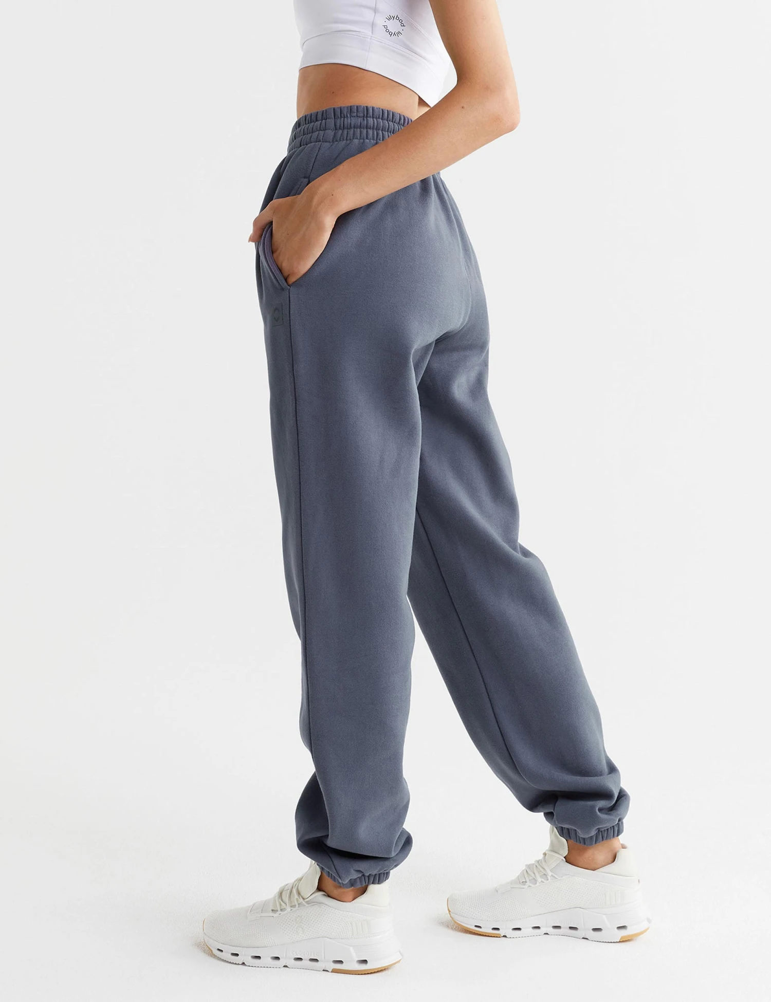 Lucy Track Pants - Indigo 2 Lucy Track Pants - Indigo - Image 2