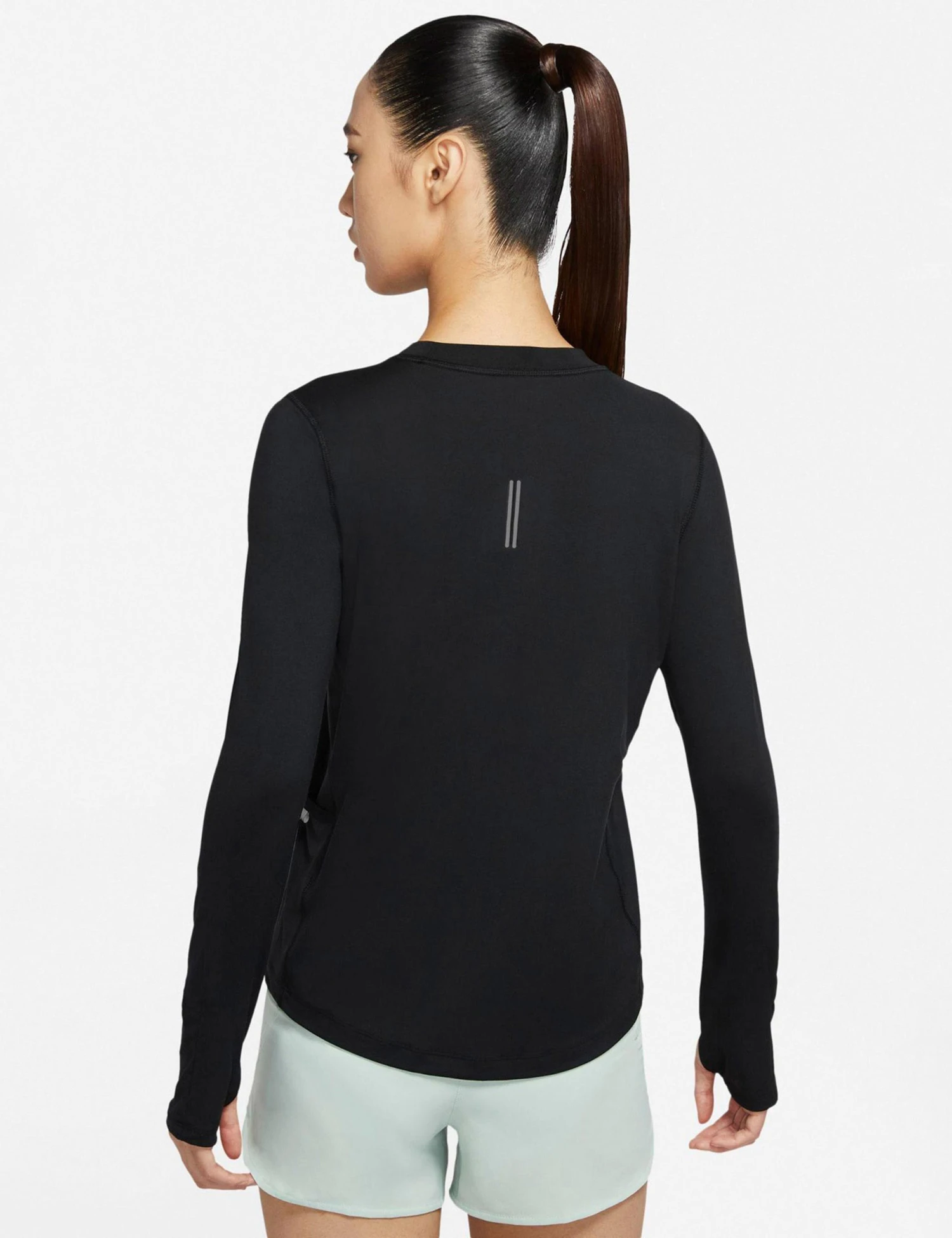 Nike Dri-FIT Element Crew - Black 2 Nike Dri-FIT Element Crew - Black - Image 2