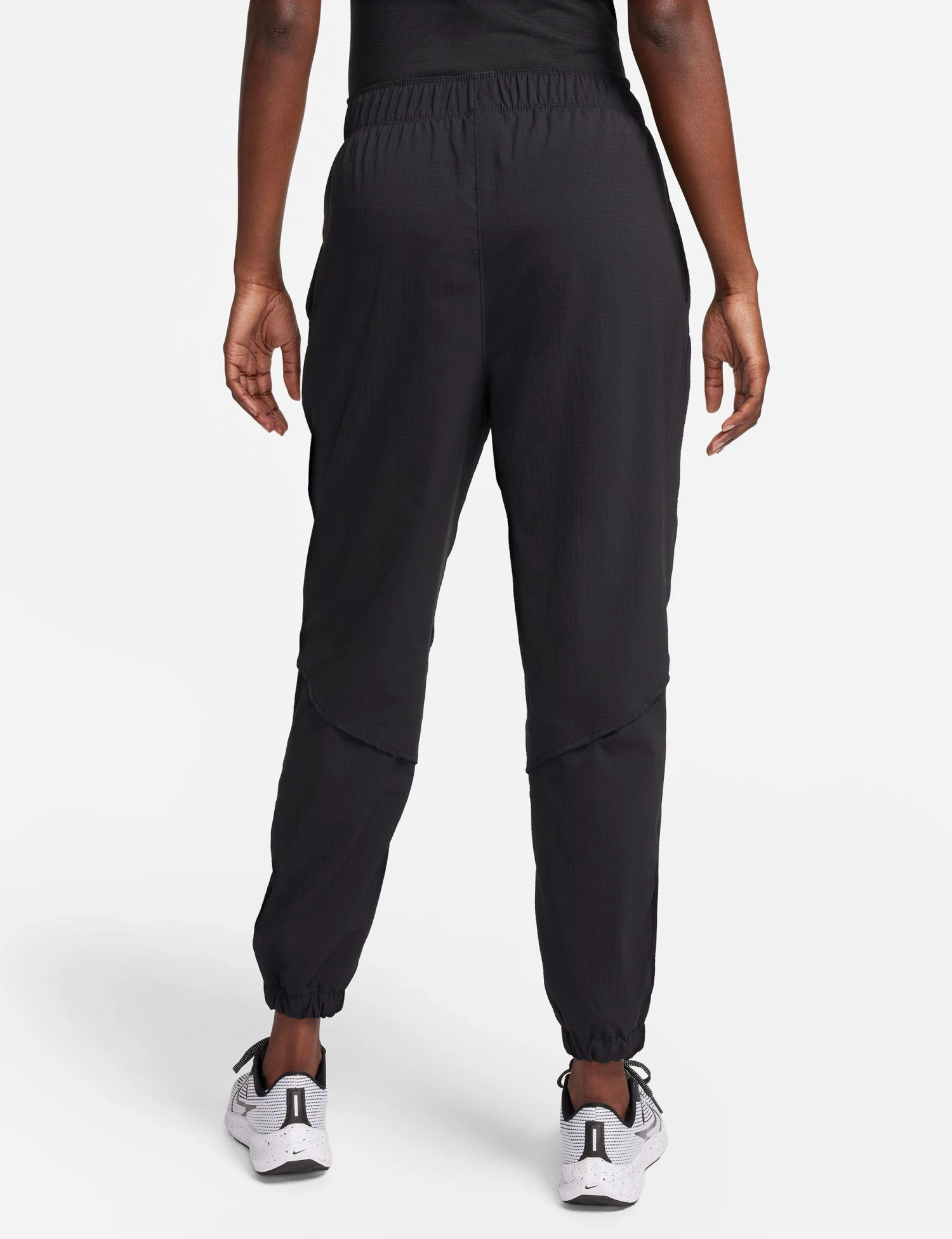 Nike Dri-FIT Fast 7/8 Running Pants - Black/White 2 Nike Dri-FIT Fast 7/8 Running Pants - Black/White - Image 2