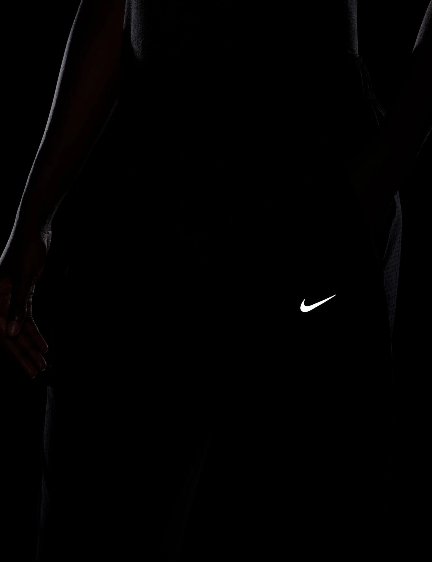 Nike Dri-FIT Fast 7/8 Running Pants - Black/White 6 Nike Dri-FIT Fast 7/8 Running Pants - Black/White - Image 6