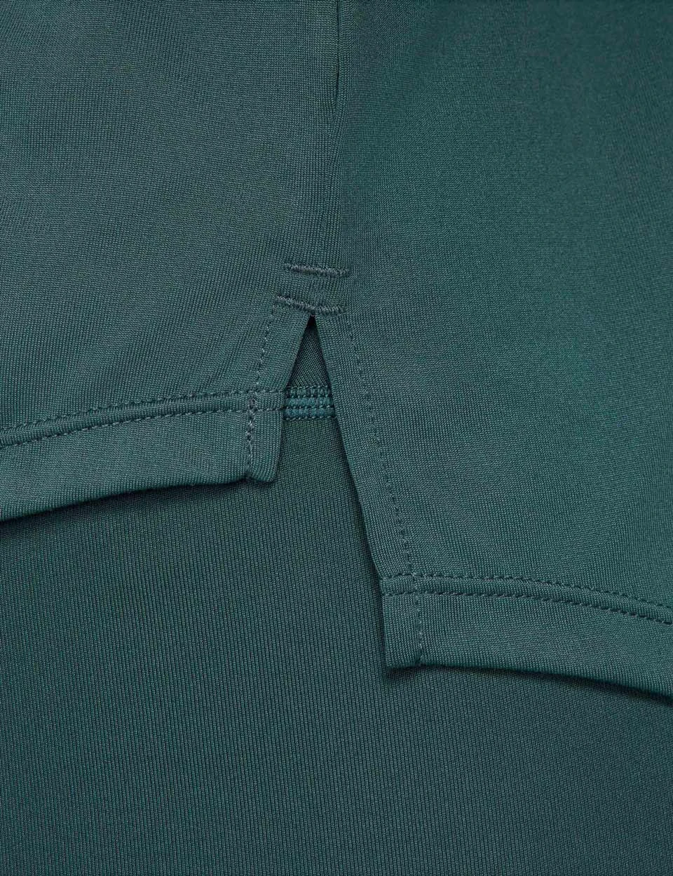 Nike Dri-FIT One Long-Sleeve Top - Deep Jungle/White 4 Nike Dri-FIT One Long-Sleeve Top - Deep Jungle/White - Image 4