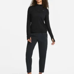 Nike Dri-FIT Swift Element UV 1/4-Zip Running Top - Black/Reflective Silver -Default Template 3 nike dri fit swift element uv 1 4 zip running top black silver fb4316 010 5