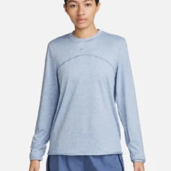 Nike Dri-FIT Swift Element UV Crew Neck Top - Light Armory Blue/Reflective Silver