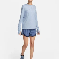 Nike Dri-FIT Swift Element UV Crew Neck Top - Light Armory Blue/Reflective Silver 15 Nike Dri-FIT Swift Element UV Crew Neck Top - Light Armory Blue/Reflective Silver -Default Template 3 nike dri fit swift element uv crew neck top blue silver fb4297 440 4