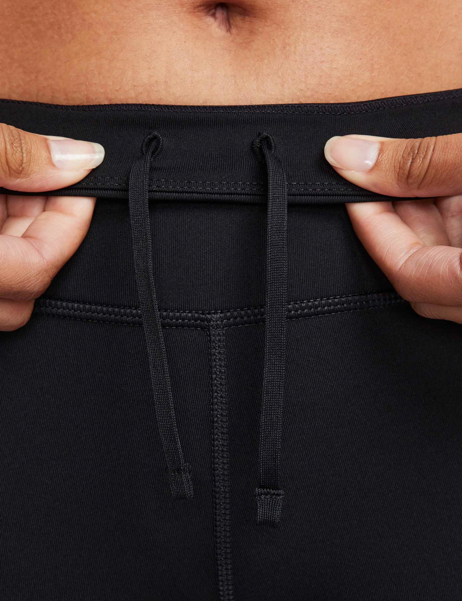 Nike Fast Mid-Rise 7/8 Leggings - Black/Reflective Silver 3 Nike Fast Mid-Rise 7/8 Leggings - Black/Reflective Silver - Image 3