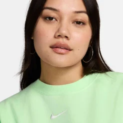 Nike Sportswear Phoenix Fleece Sweatshirt - Vapor Green/Sail 8 Nike Sportswear Phoenix Fleece Sweatshirt - Vapor Green/Sail -Default Template 3 nike sportswear phoenix fleece sweatshirt vapor green sail dq5761 376 6