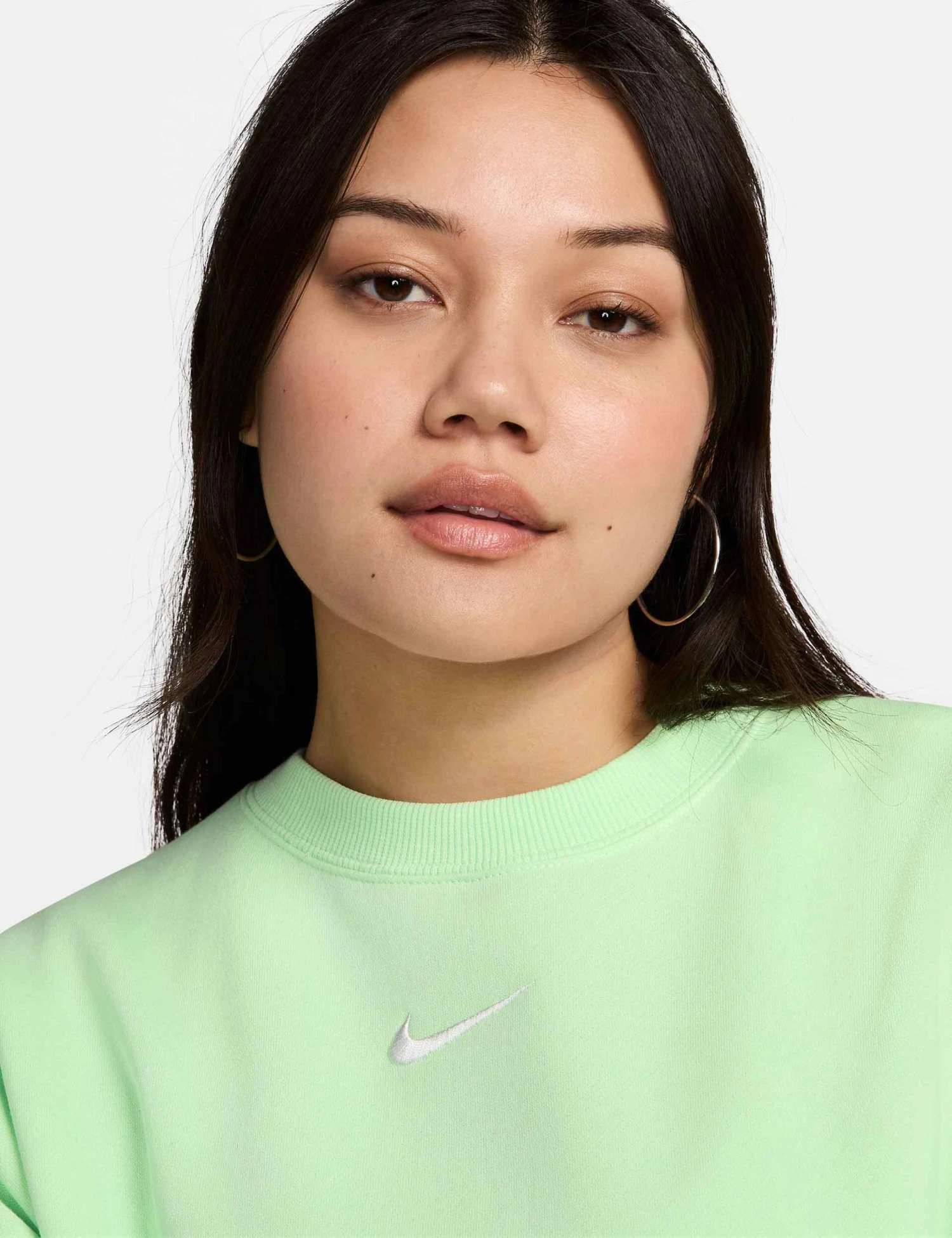 Nike Sportswear Phoenix Fleece Sweatshirt - Vapor Green/Sail 3 Nike Sportswear Phoenix Fleece Sweatshirt - Vapor Green/Sail - Image 3
