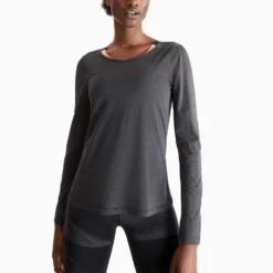 On Running Performance Long-T Lumos - Black/Iron