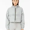 Cropped Man Down Jacket - High Rise