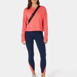 Sweaty Betty After Class Crop Sweatshirt - Coral Pink 11 Sweaty Betty After Class Crop Sweatshirt - Coral Pink -Default Template 3 sweaty betty after class crop sweatshirt coral pink sb5622c 3