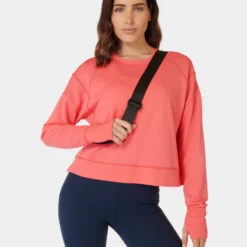 Sweaty Betty After Class Crop Sweatshirt - Coral Pink 10 Sweaty Betty After Class Crop Sweatshirt - Coral Pink -Default Template 3 sweaty betty after class crop sweatshirt coral pink sb5622c 7