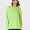 Sweaty Betty After Class Longline Sweatshirt - Zest Green